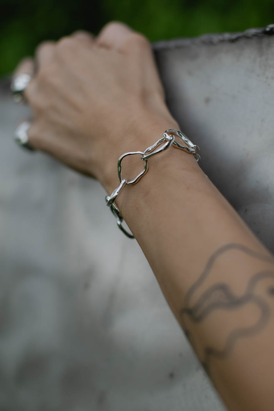 PEARL silver bracelet