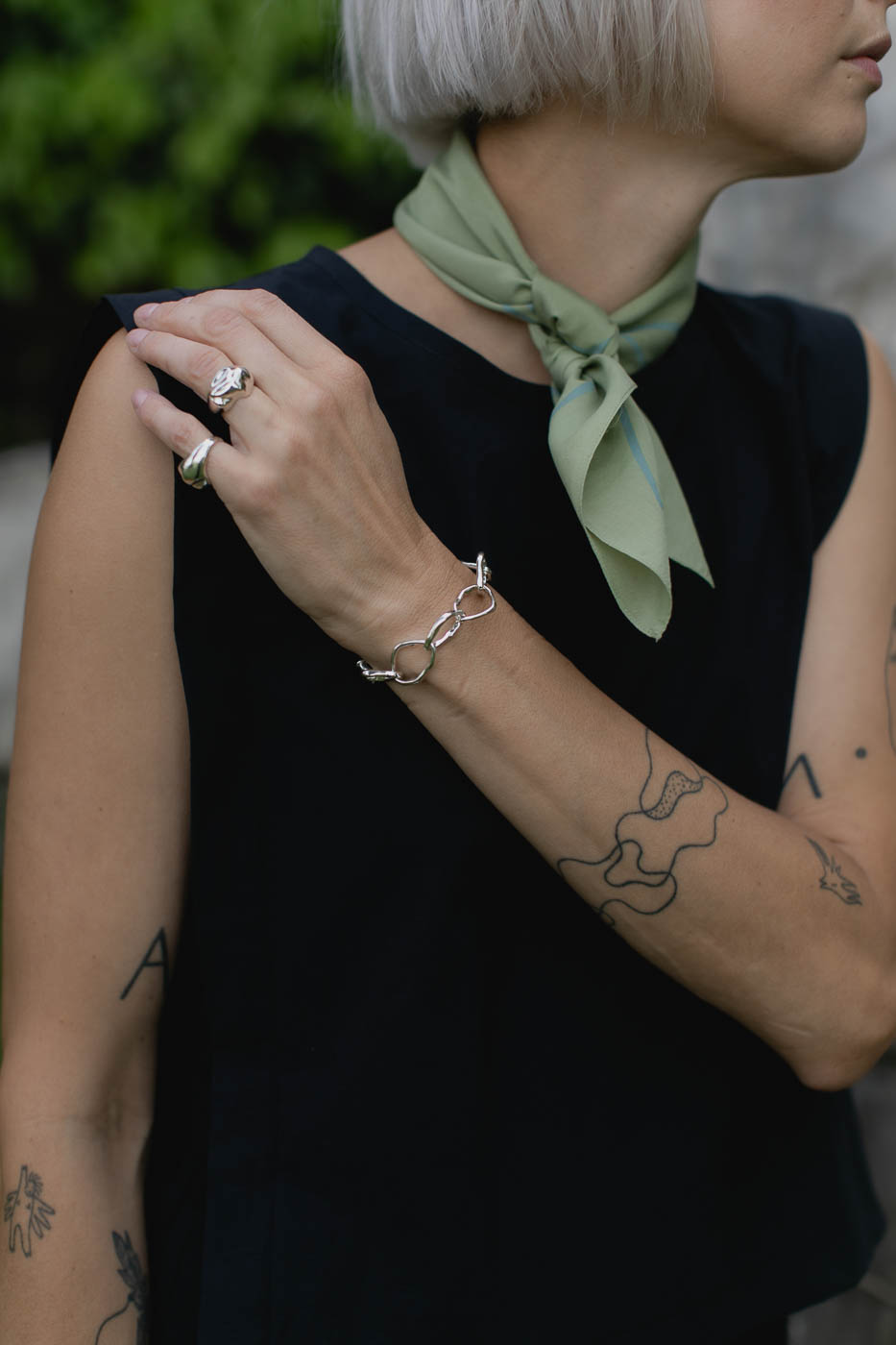 PEARL silver bracelet