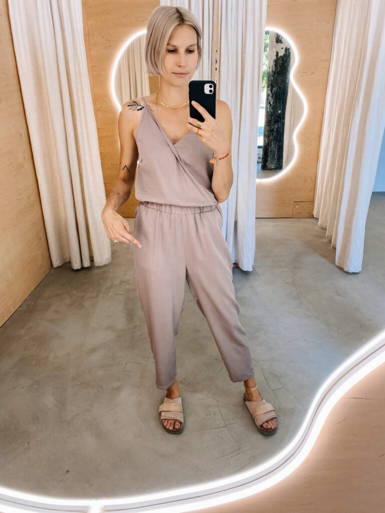 PARI /pink coffee tencel/