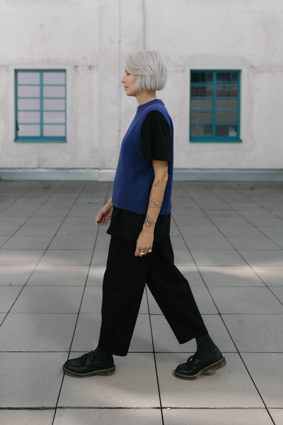 STØ /cobalt merino+cashmere/