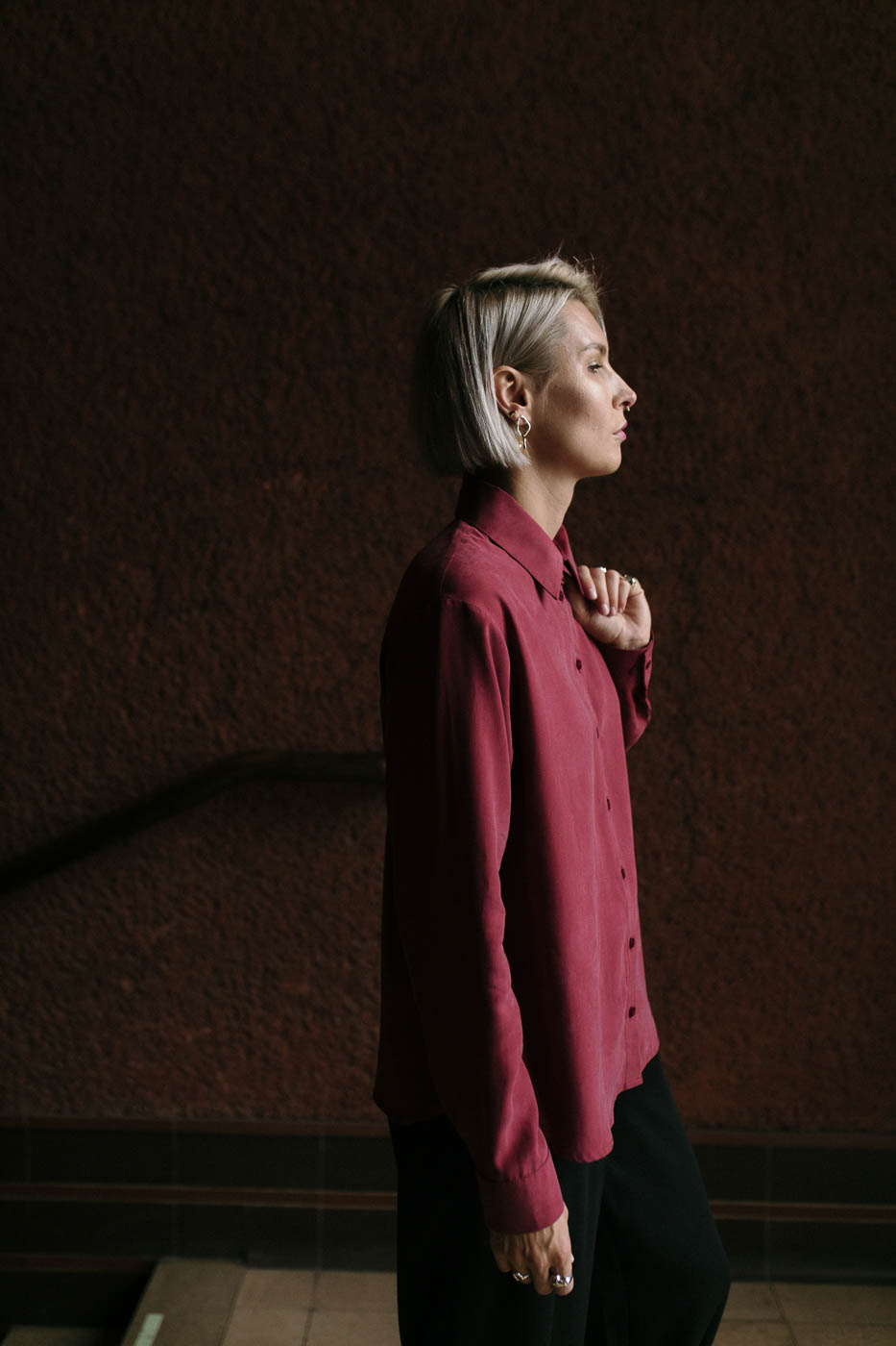 MITTE /cherry lyocell/