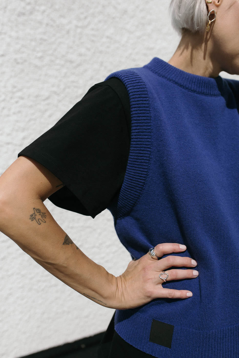 STØ /cobalt merino+cashmere/