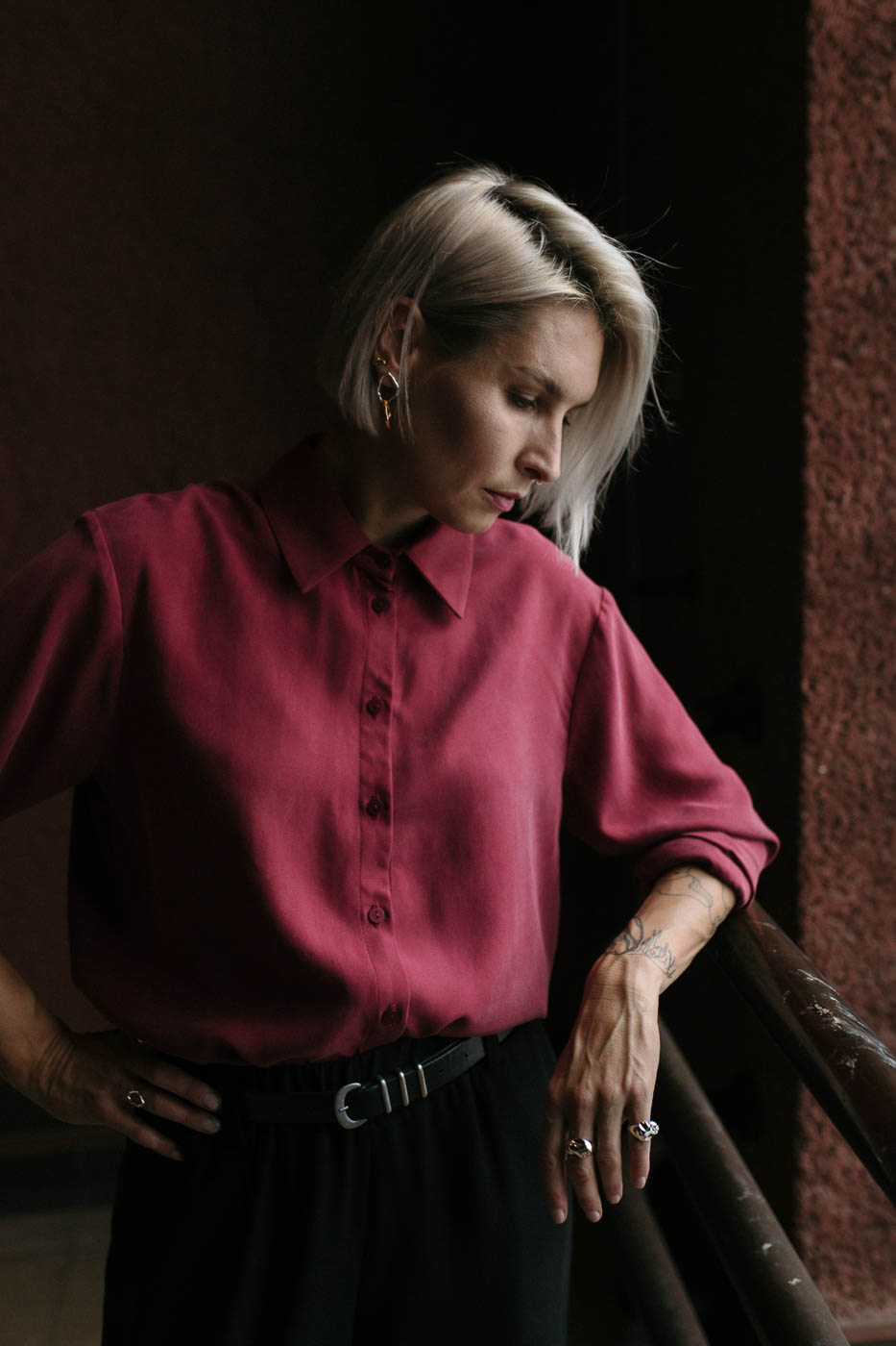 MITTE /cherry lyocell/