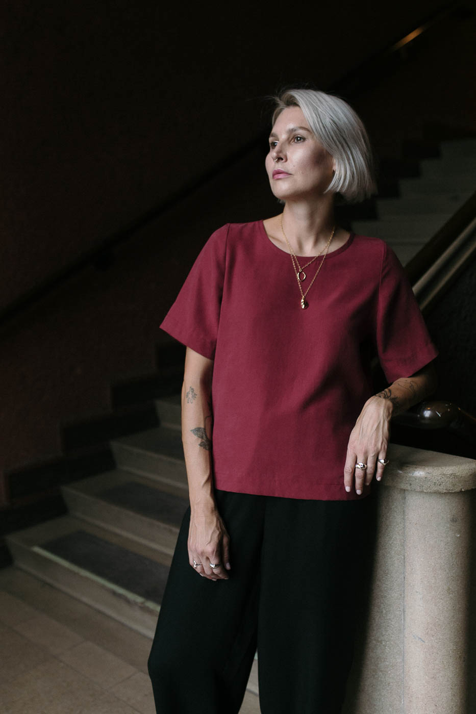 KORI /cherry lyocell/