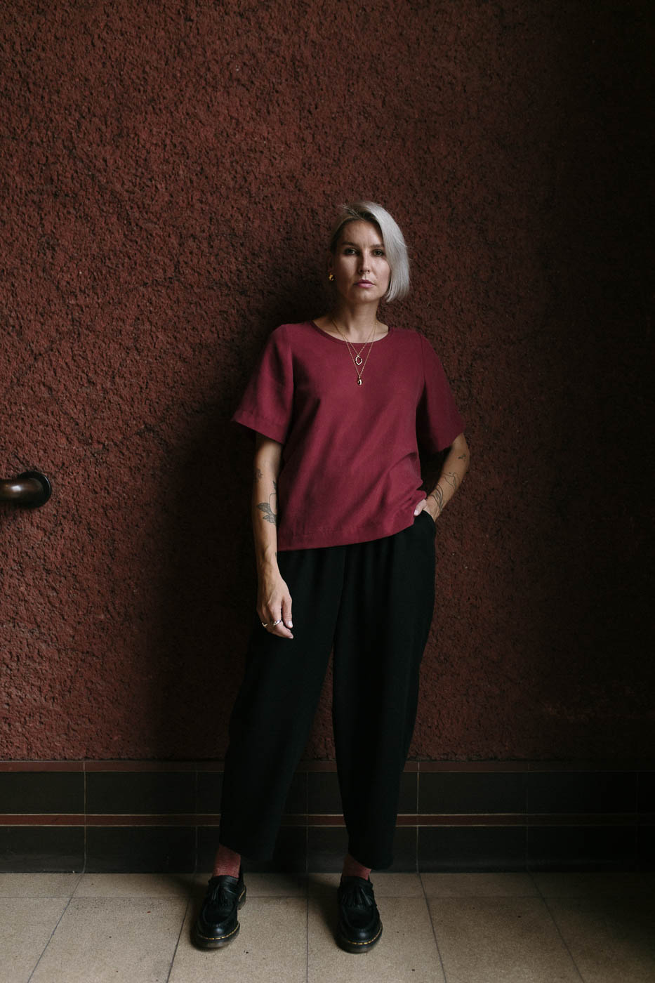 KORI /cherry lyocell/