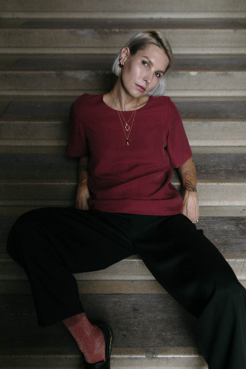 KORI /cherry lyocell/