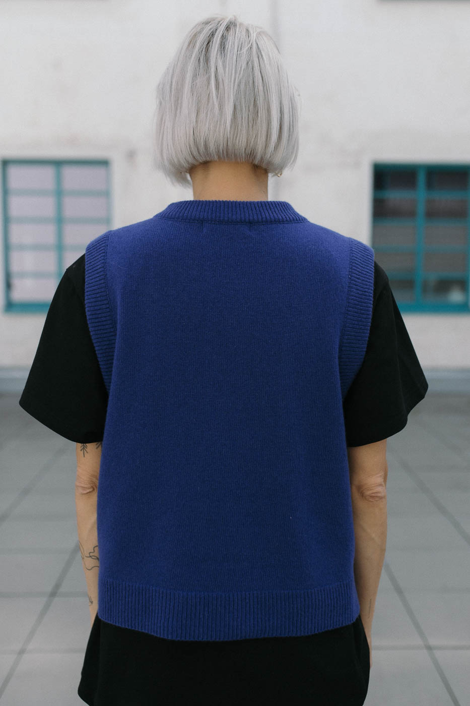 STØ /cobalt merino+cashmere/