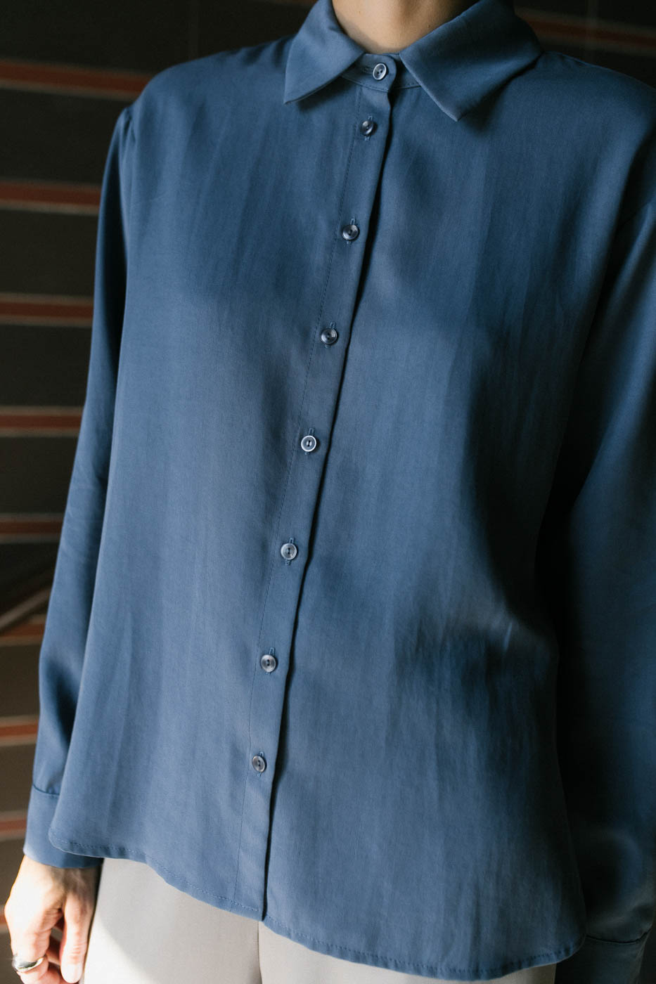 MITTE /classic blue tencel/