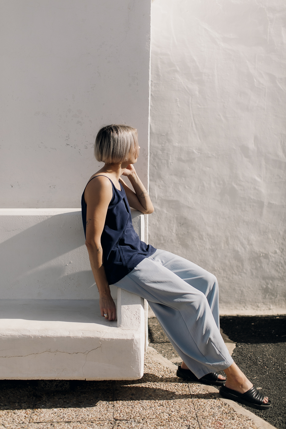 PLAY /light blue tencel/