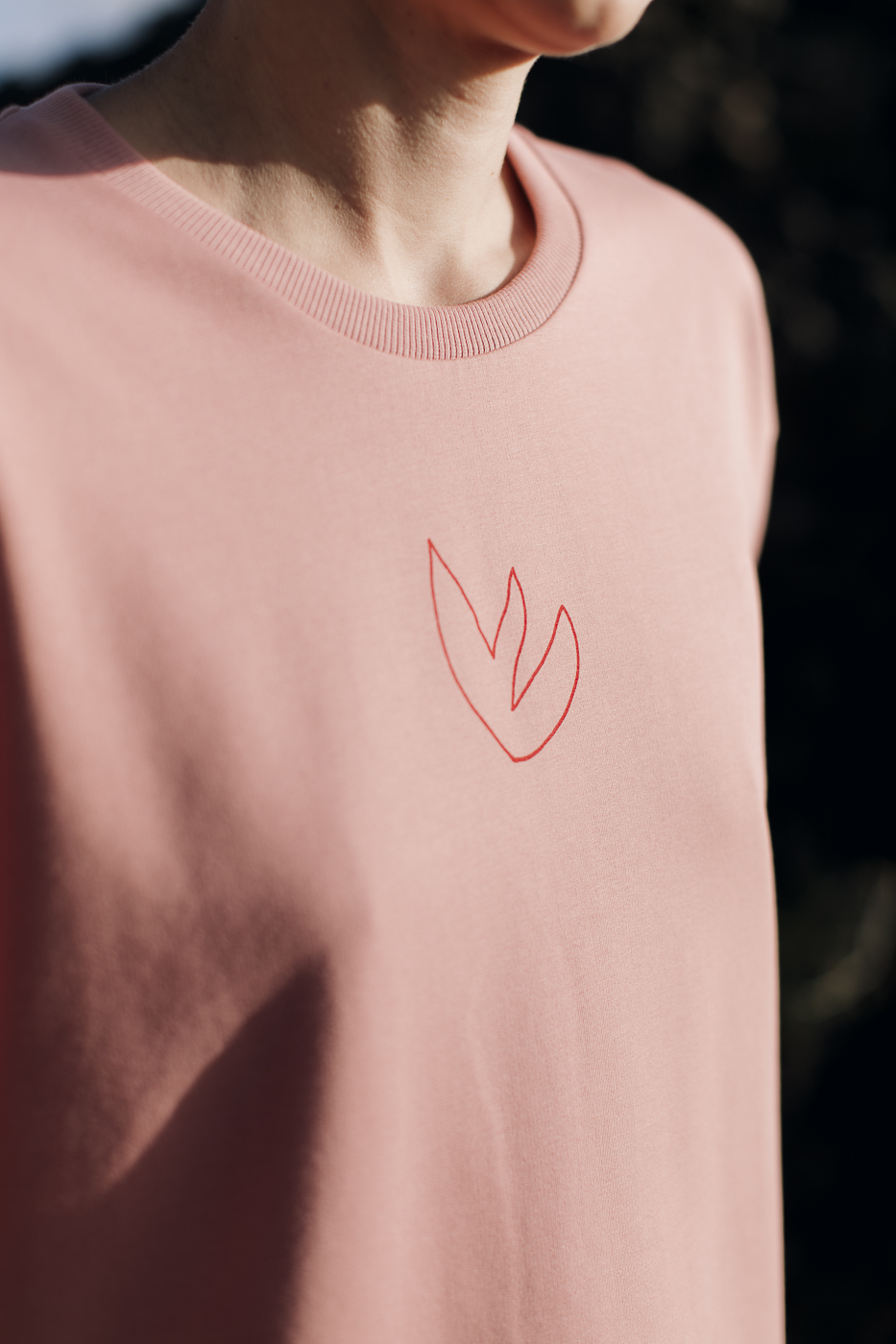 LaPlaya /red on herbal rose cotton/