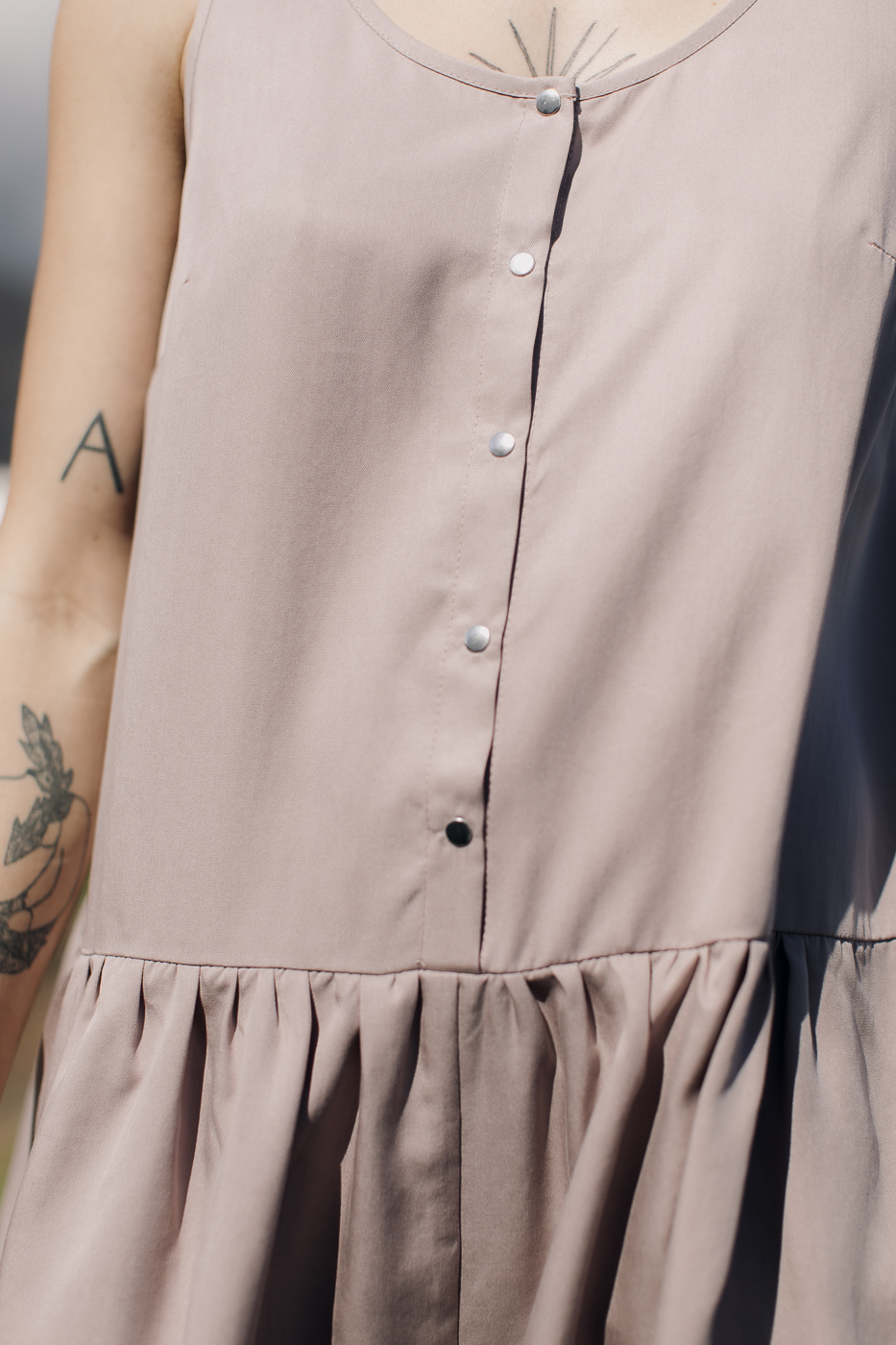 YOGI /pink coffee tencel/