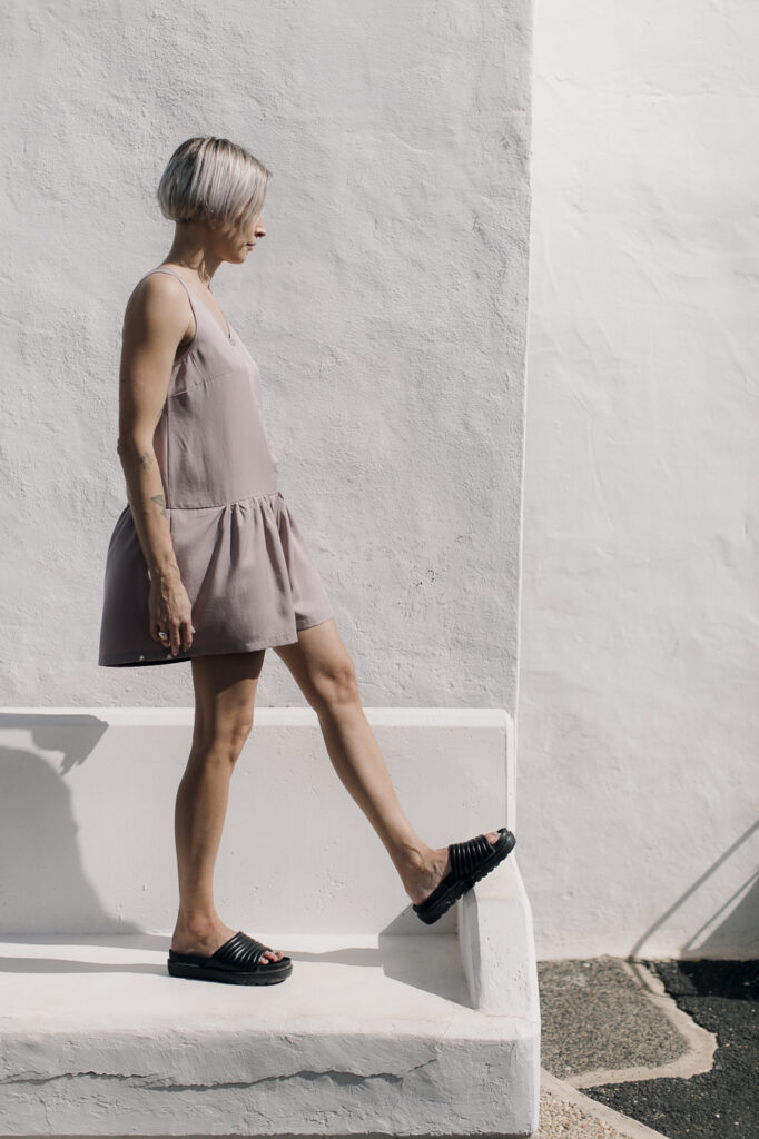 YOGI /pink coffee tencel/