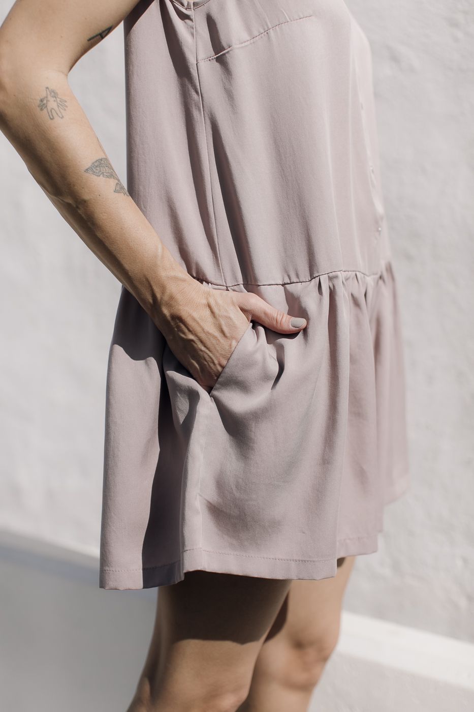 YOGI /pink coffee tencel/