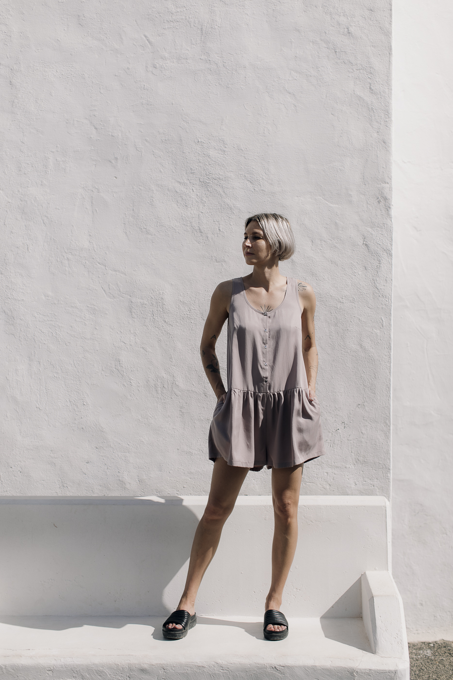 YOGI /pink coffee tencel/