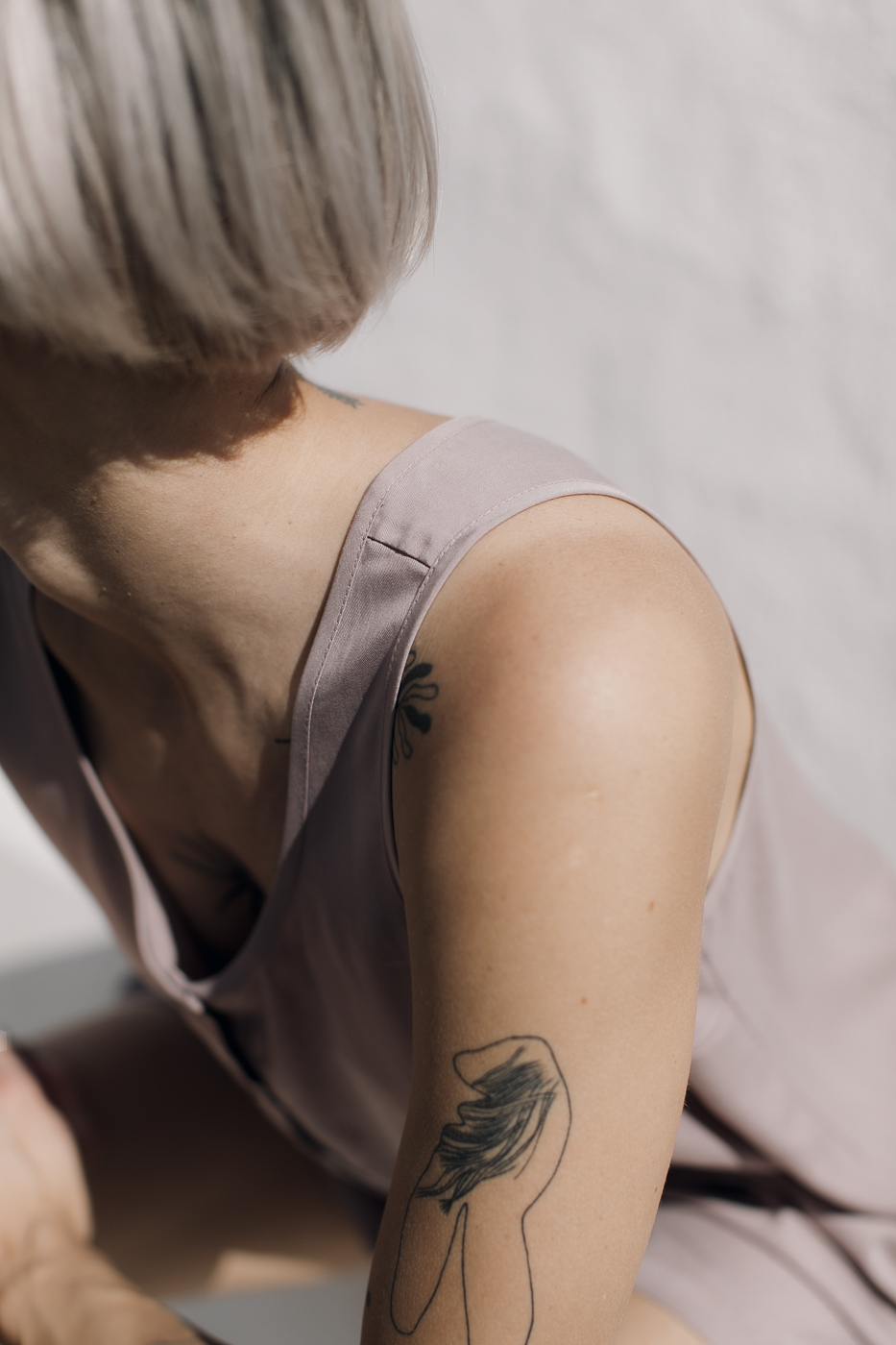 YOGI /pink coffee tencel/