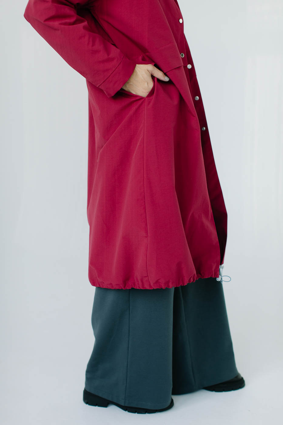 NAGA /carmine cotton+nylon/