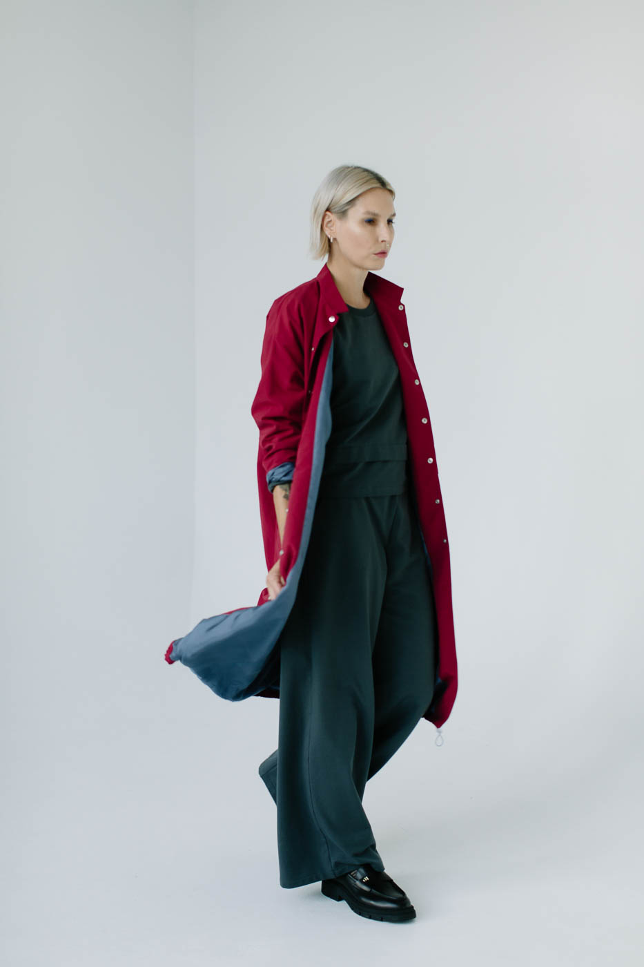 NAGA /carmine cotton+nylon/