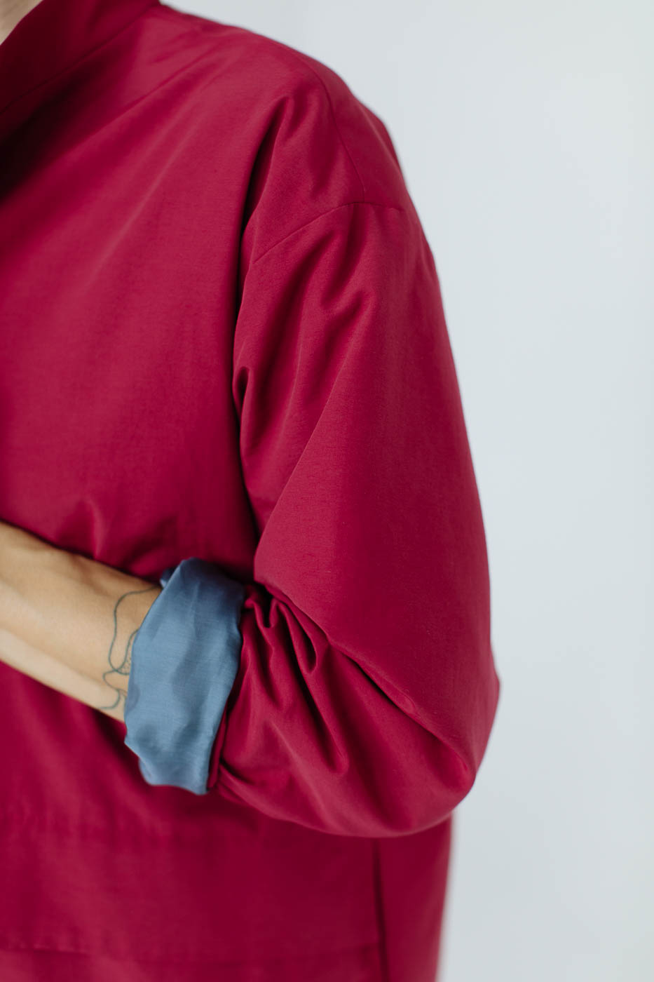 NAGA /carmine cotton+nylon/