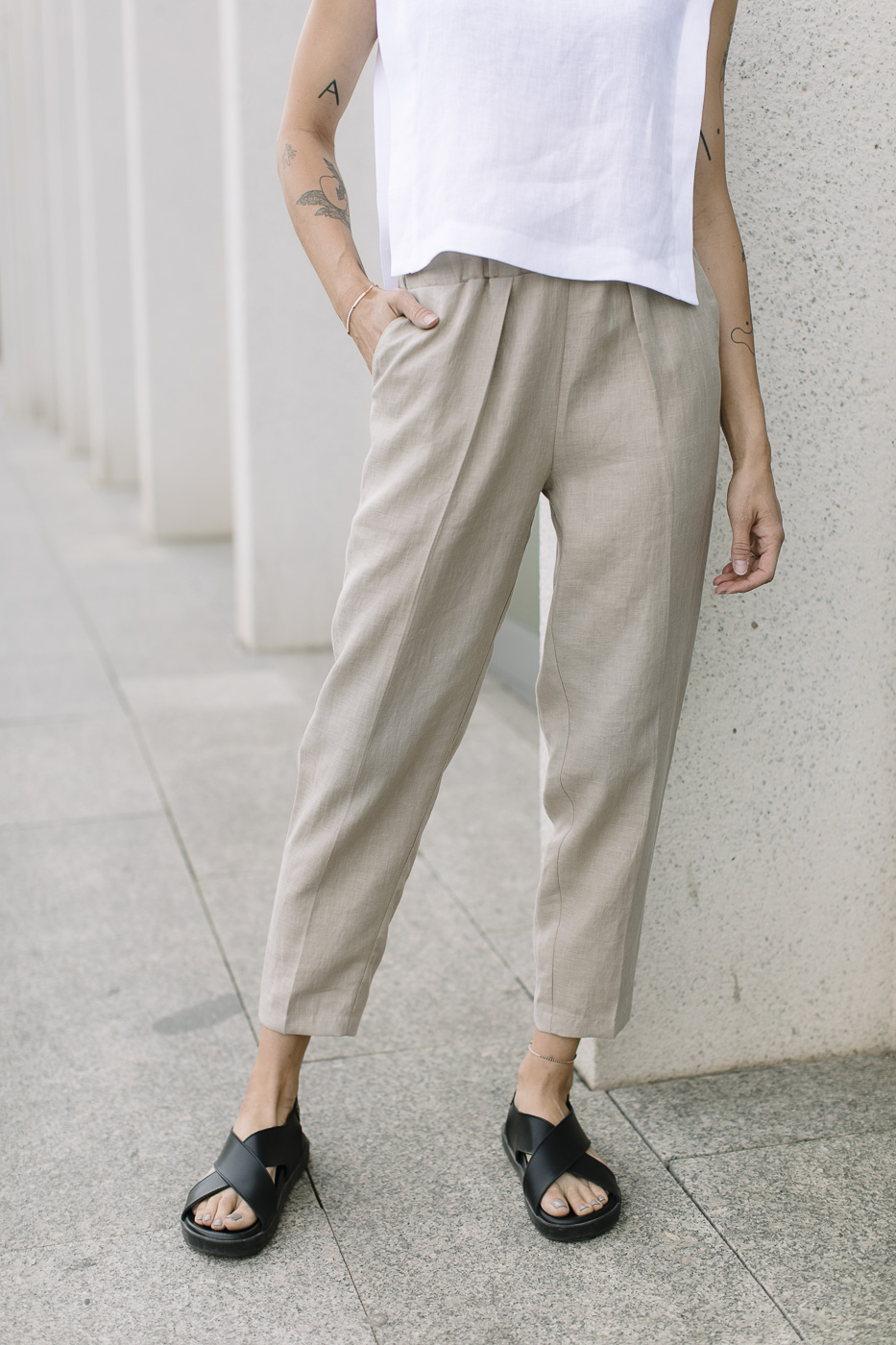 TWO/NIGHT /natural linen/