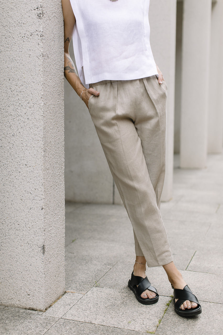 TWO/NIGHT /natural linen/