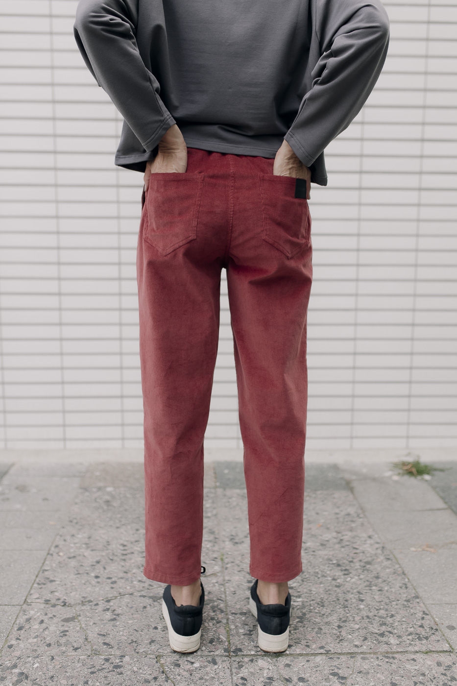 HI COMFY /maroon corduroy/