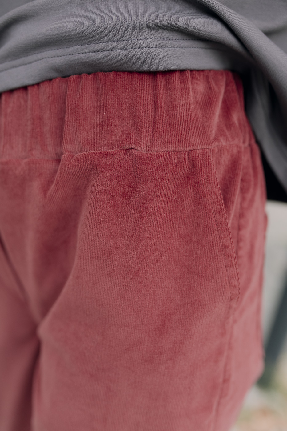 HI COMFY /maroon corduroy/