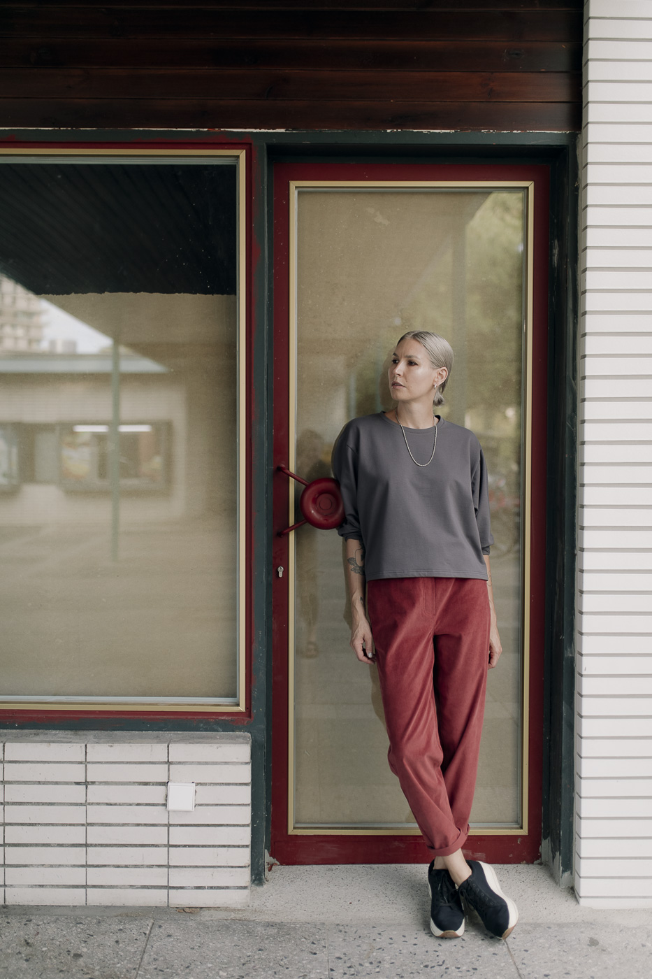 HI COMFY /maroon corduroy/