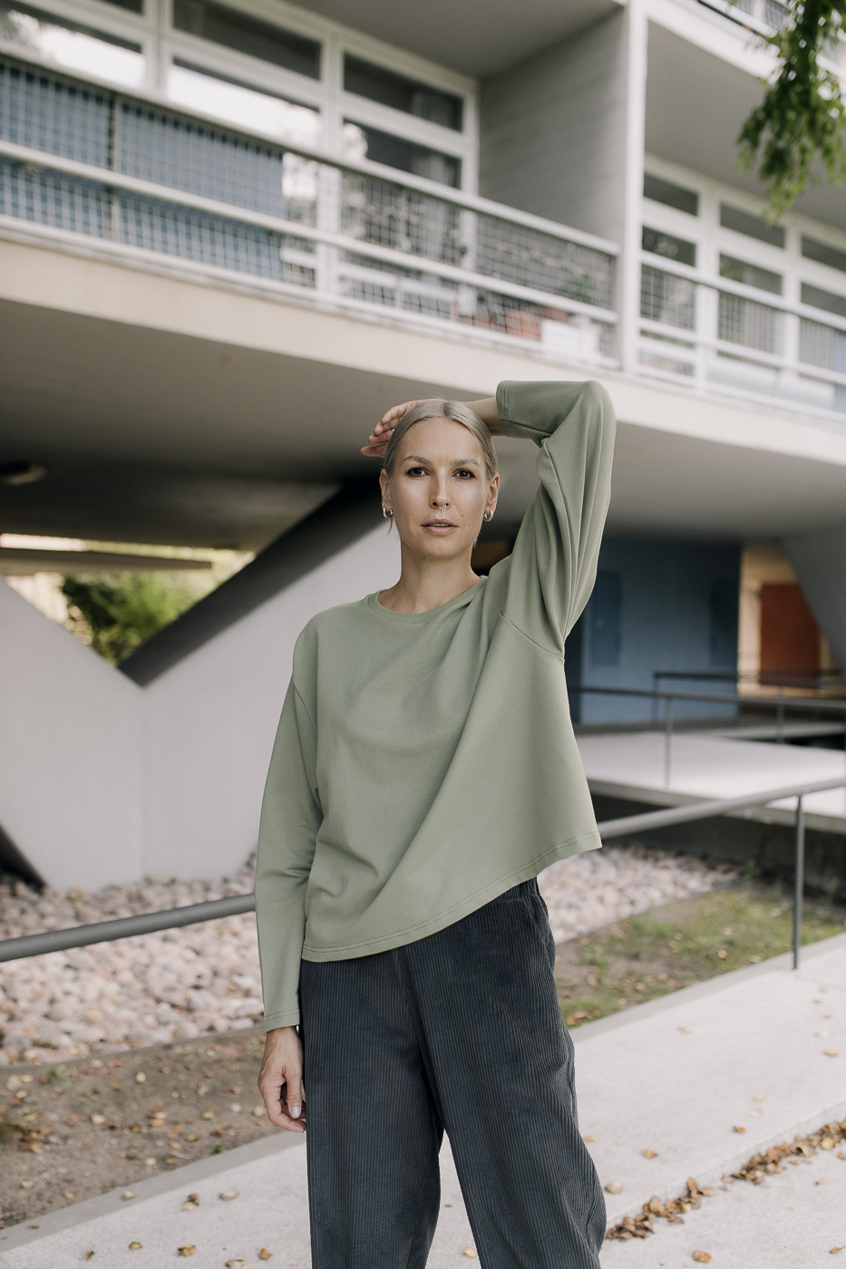 TERE /olive green cotton/