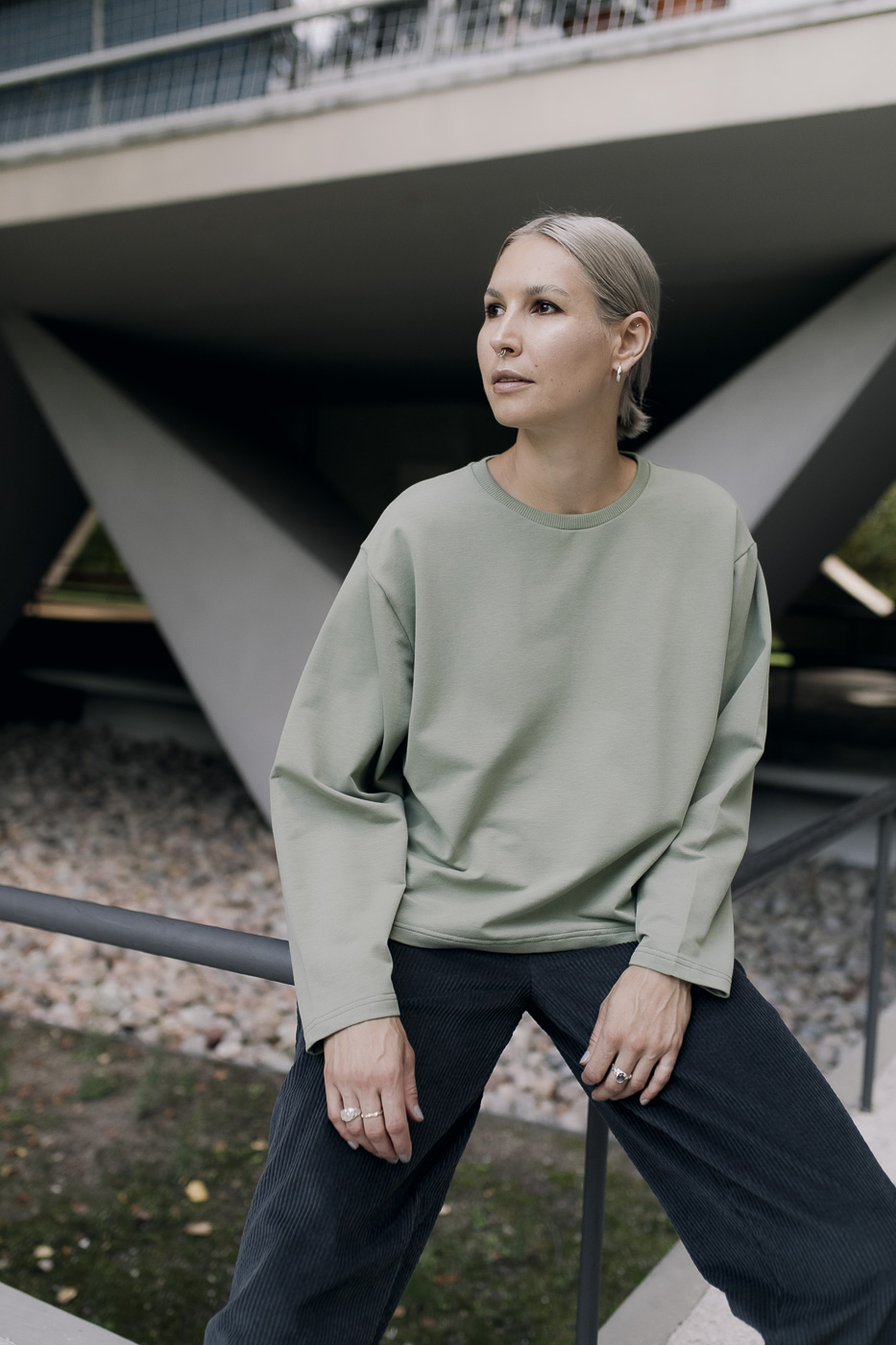 TERE /olive green cotton/
