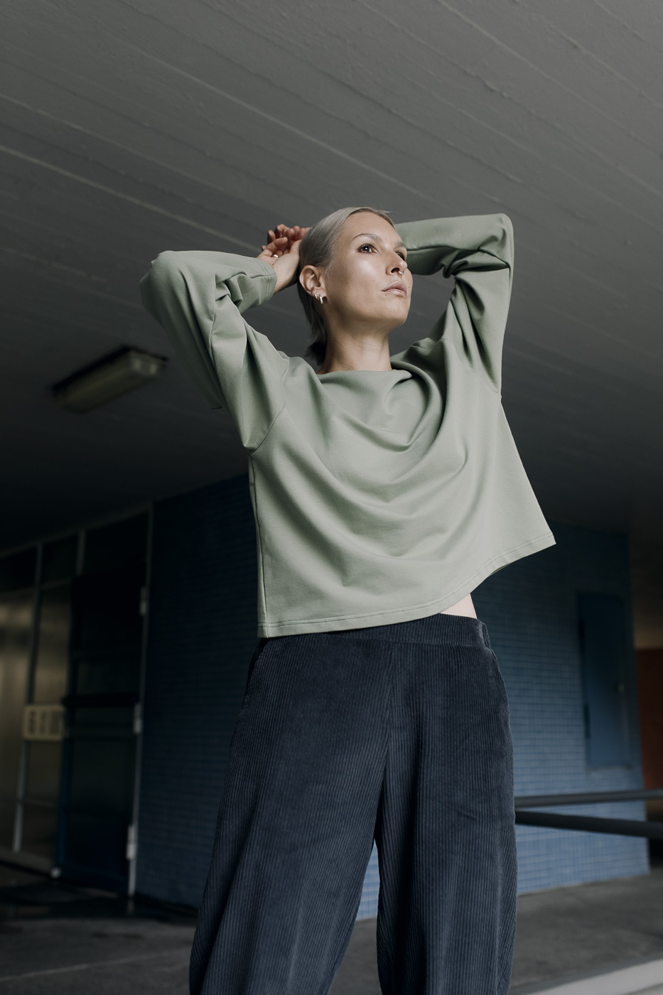 TERE /olive green cotton/