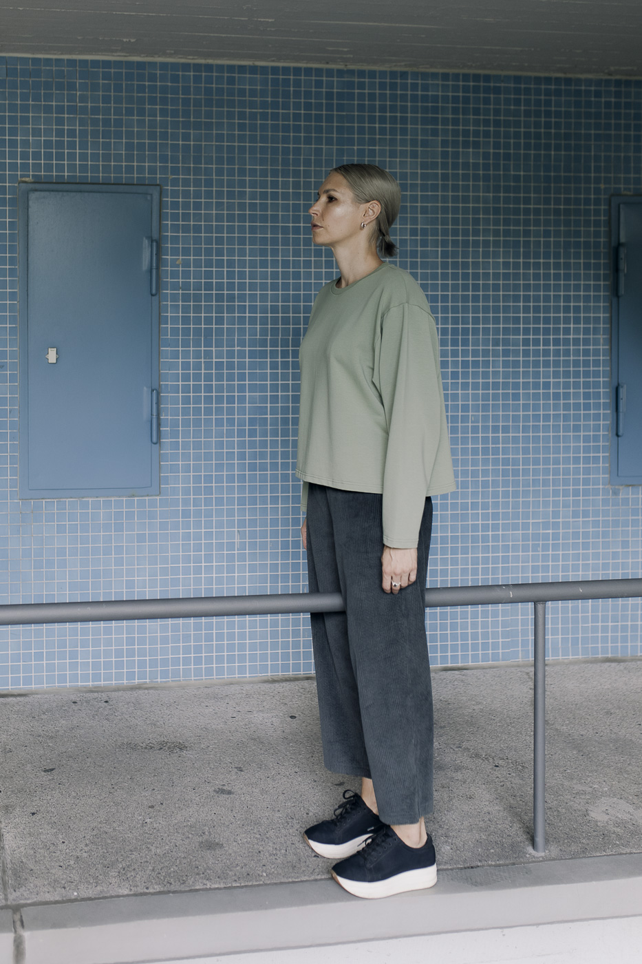 TERE /olive green cotton/