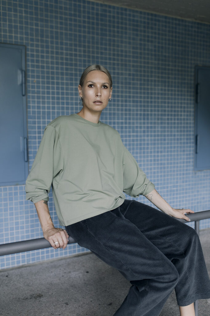 TERE /olive green cotton/