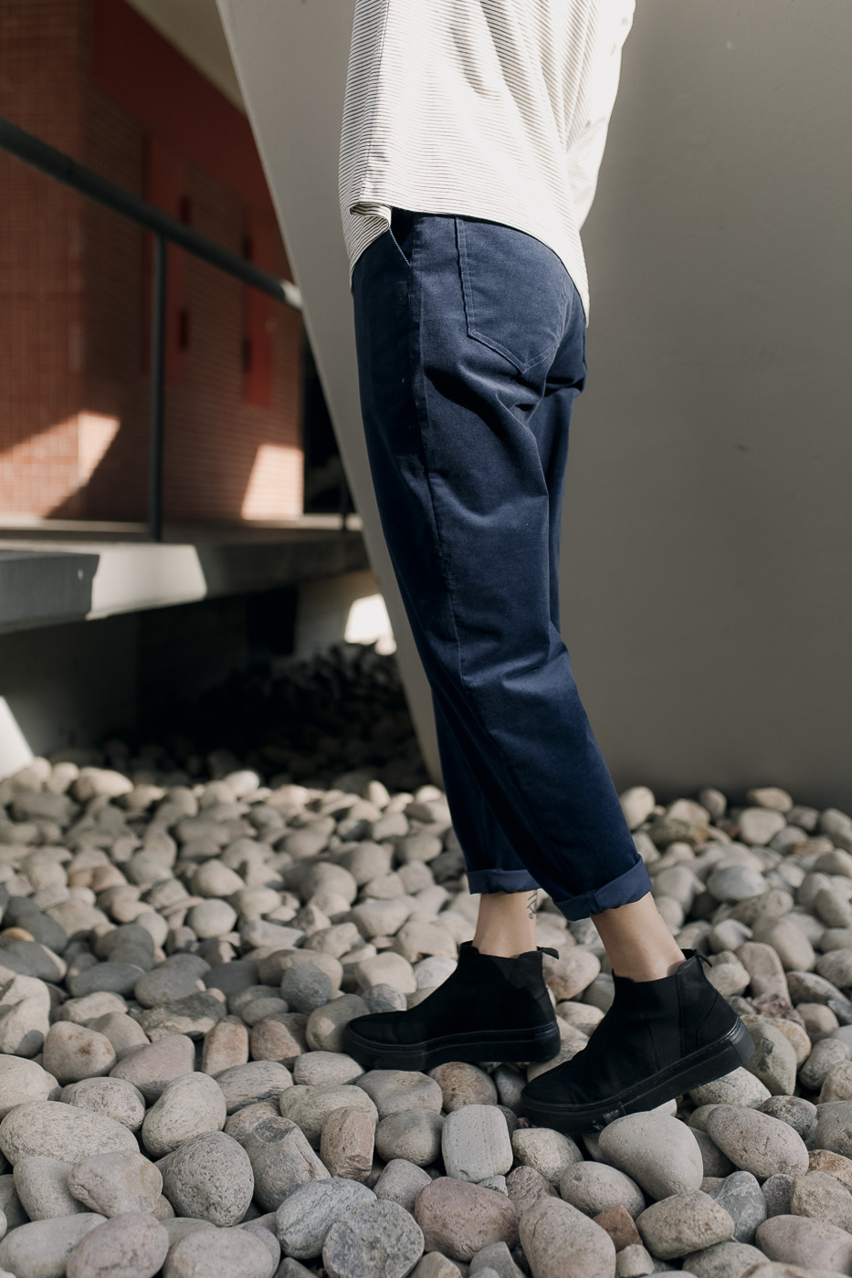 HI COMFY /navy corduroy/