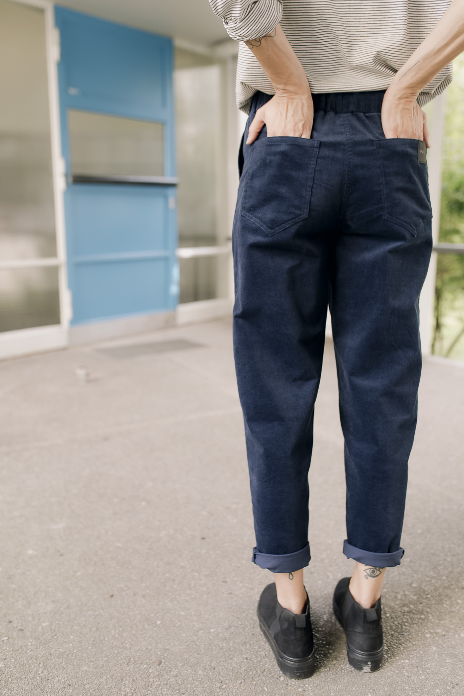 HI COMFY /navy corduroy/