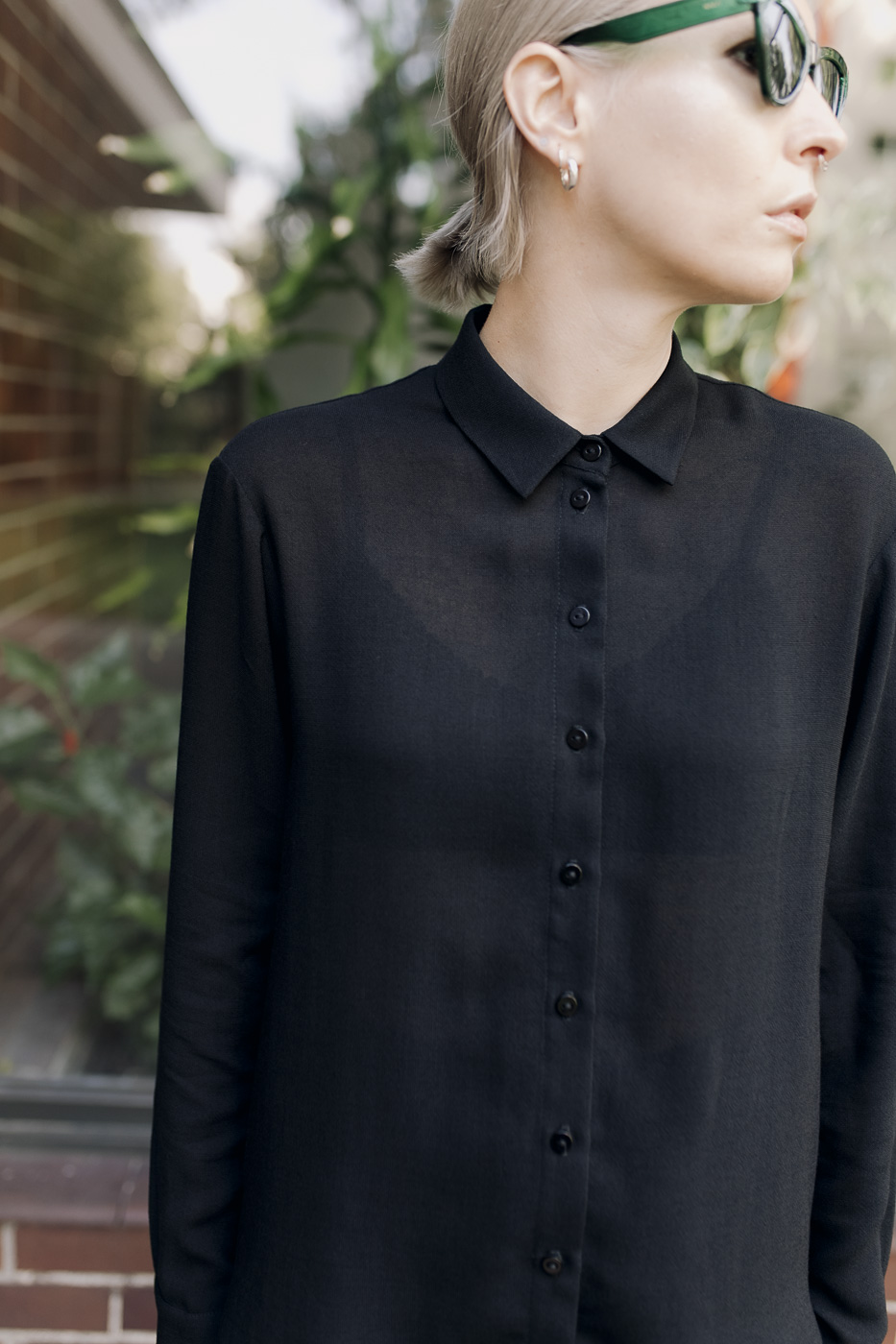 MITTE /black viscose+wool/