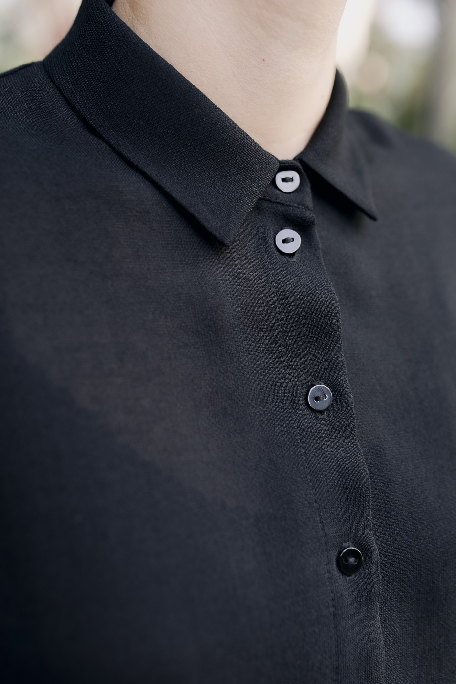 MITTE /black viscose+wool/