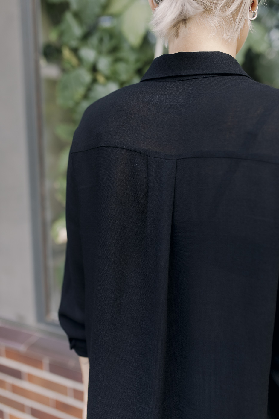 MITTE /black viscose+wool/