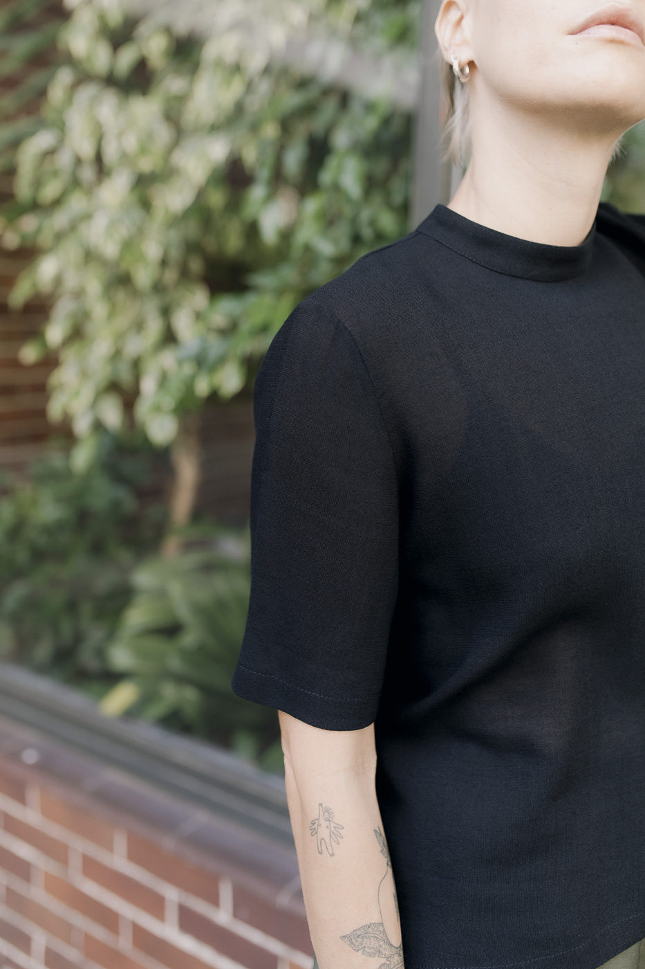 FATE /black viscose+wool/