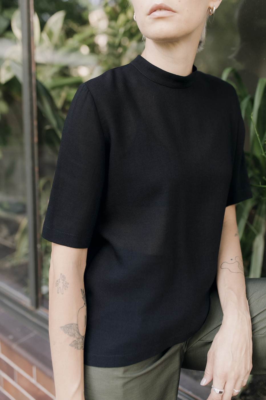 FATE /black viscose+wool/