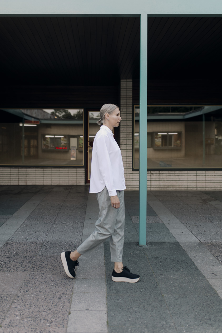 MITTE /white viscose+linen/