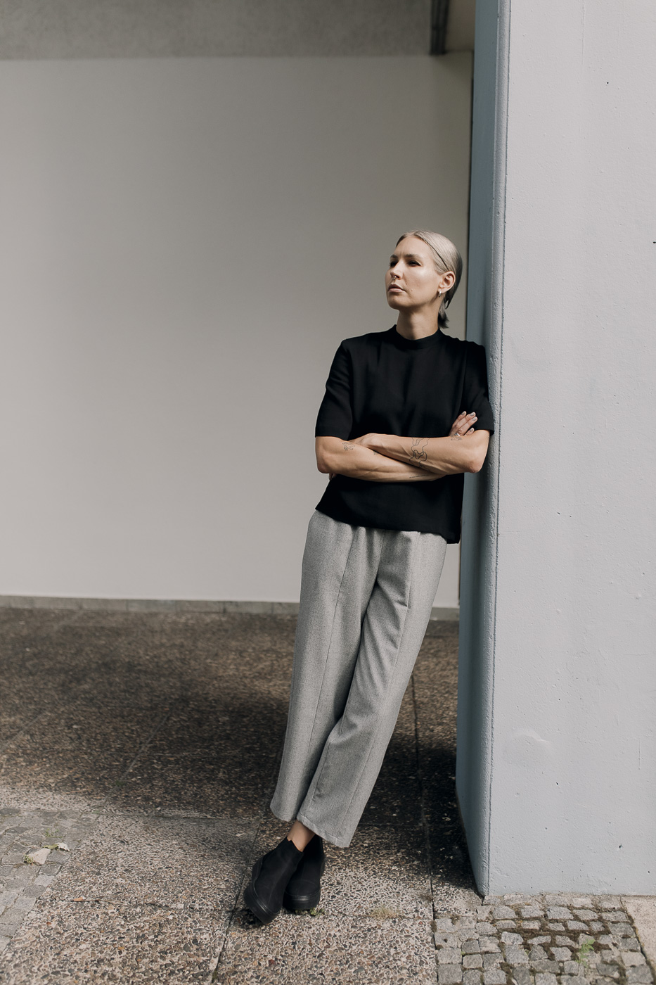 LISBOA /houndstooth wool/