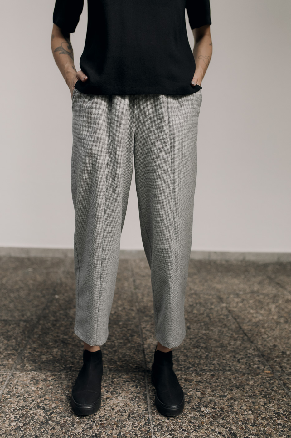 LISBOA /houndstooth wool/