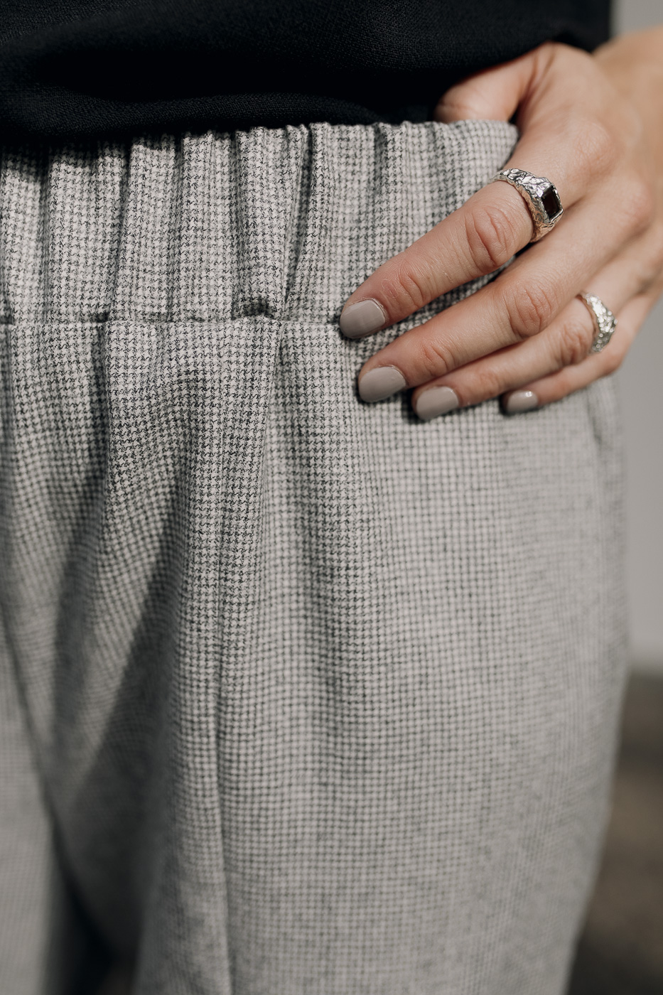 LISBOA /houndstooth wool/