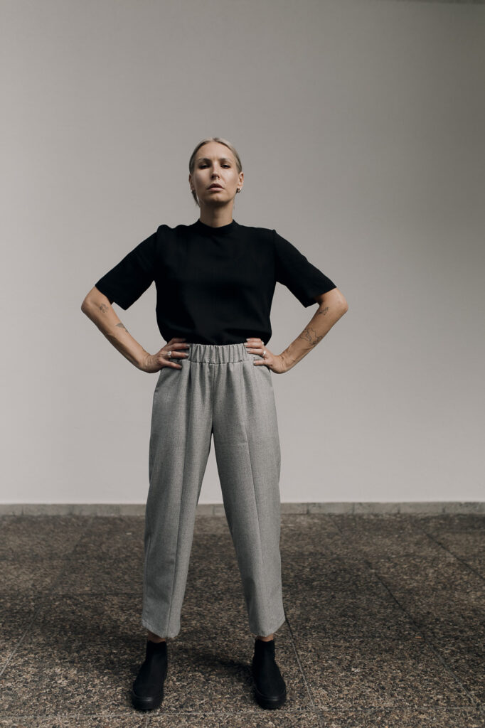 LISBOA /houndstooth wool/