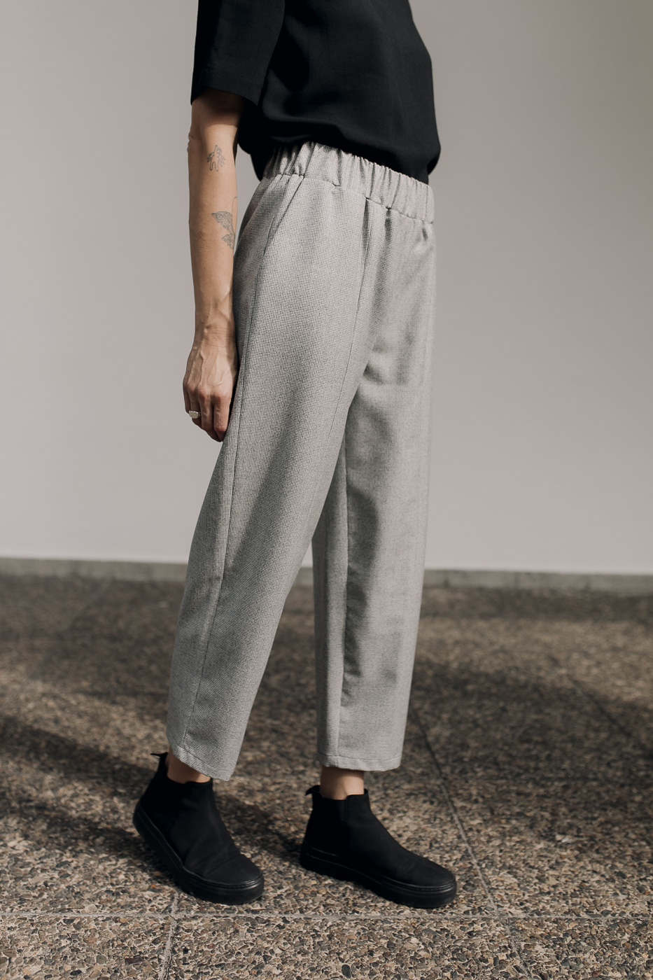 LISBOA /houndstooth wool/