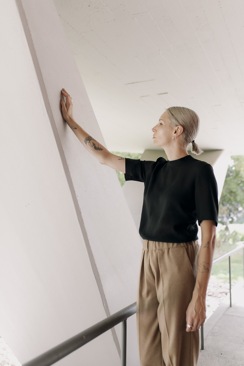 FATE /black viscose+wool/