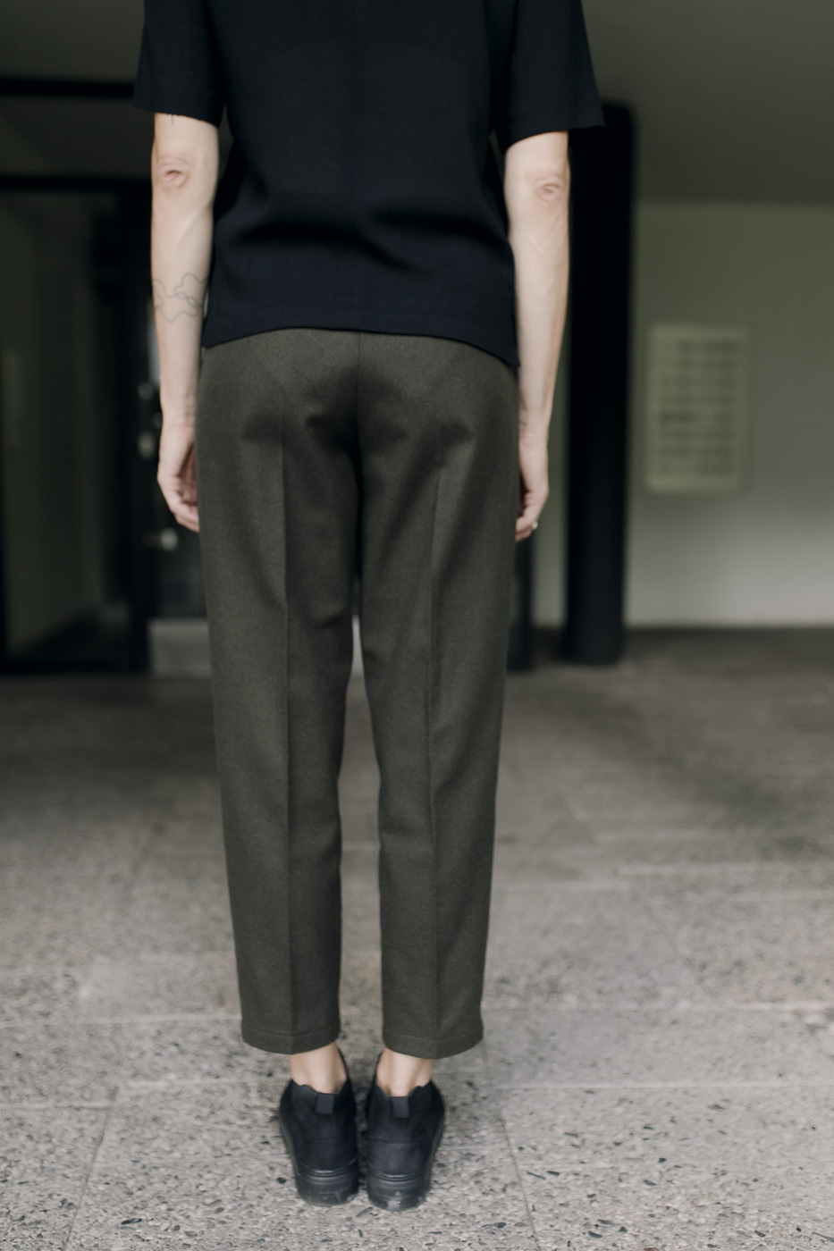 TWO/NIGHT /khaki winter wool/