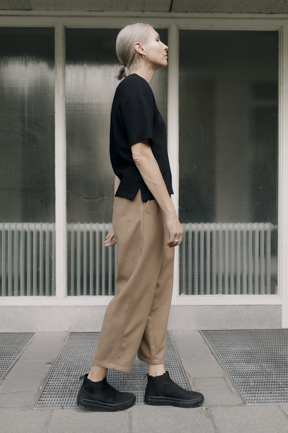 FATE /black viscose+wool/