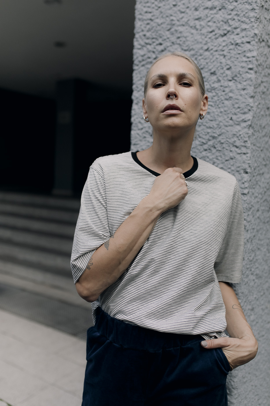 ANA /striped cotton/