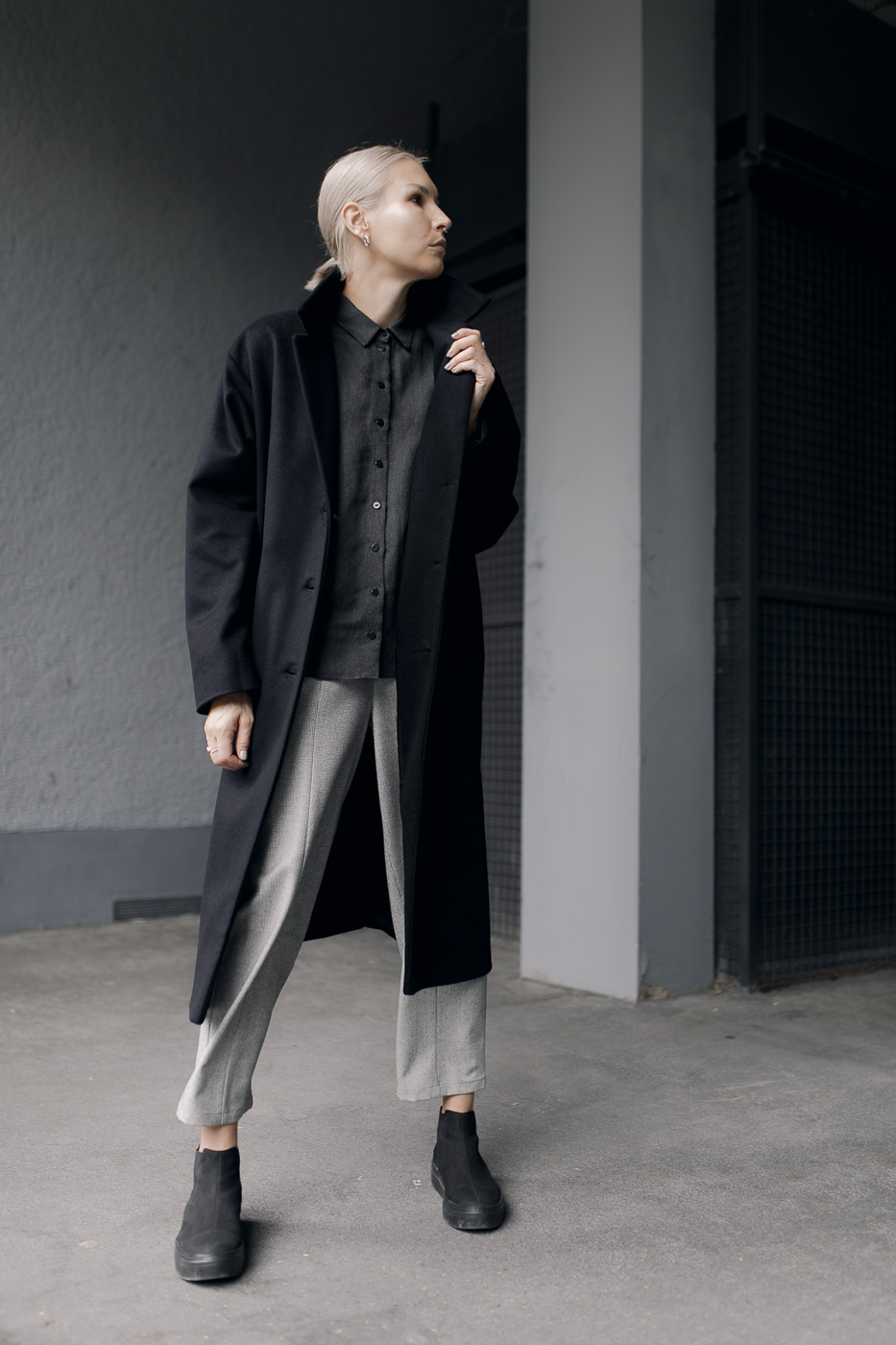 LISBOA /houndstooth wool/